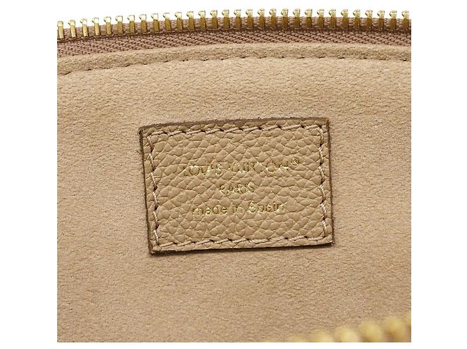 Borsa Louis Vuitton Monogram Empreinte Bicolor Petit Palais PM Grigio Crudo - vista 5