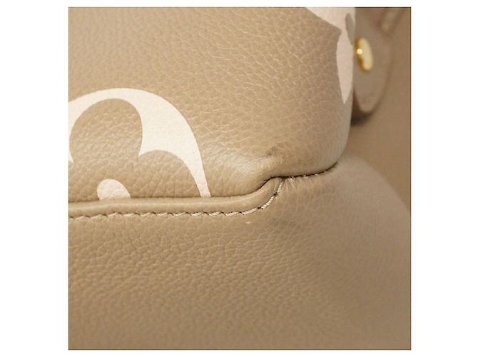 Borsa Louis Vuitton Monogram Empreinte Bicolor Petit Palais PM Grigio Crudo - vista 6