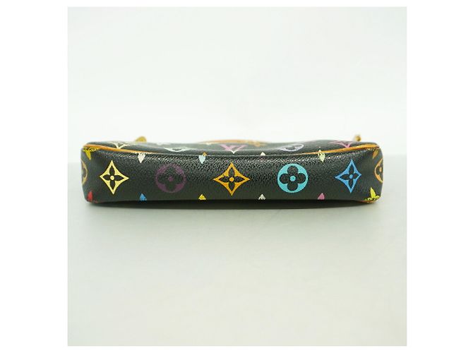 Louis Vuitton Monogram Multicolor Pochette Accessoires Nero - vista 3