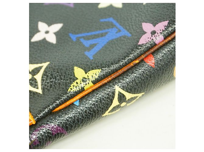 Louis Vuitton Monogram Multicolor Pochette Accessoires Nero - vista 8
