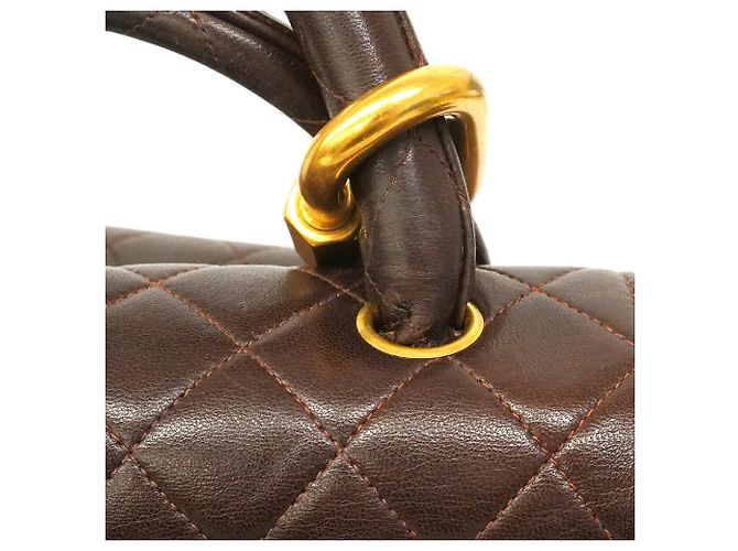 Borsa Chanel Matelassé Marrone - vista 10