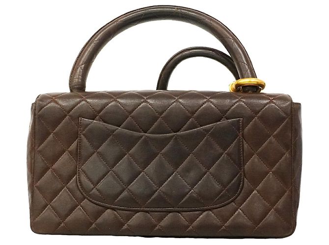 Borsa Chanel Matelassé Marrone - vista 12