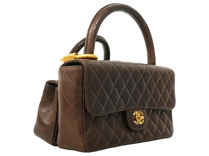 Borsa Chanel Matelassé Marrone - vista 2