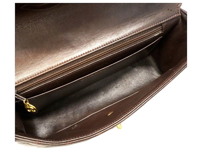 Borsa Chanel Matelassé Marrone - vista 4
