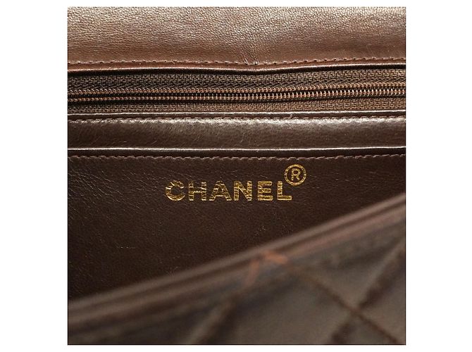 Borsa Chanel Matelassé Marrone - vista 5