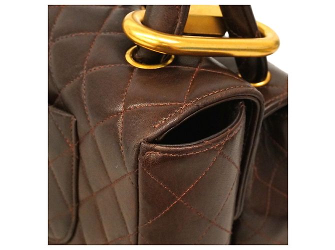 Borsa Chanel Matelassé Marrone - vista 9
