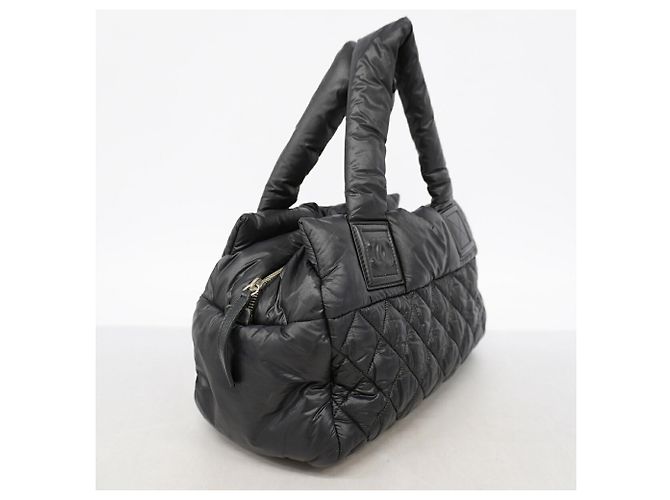 Chanel Coco Cocoon Nylon Tote Bag Schwarz - Ansicht 2