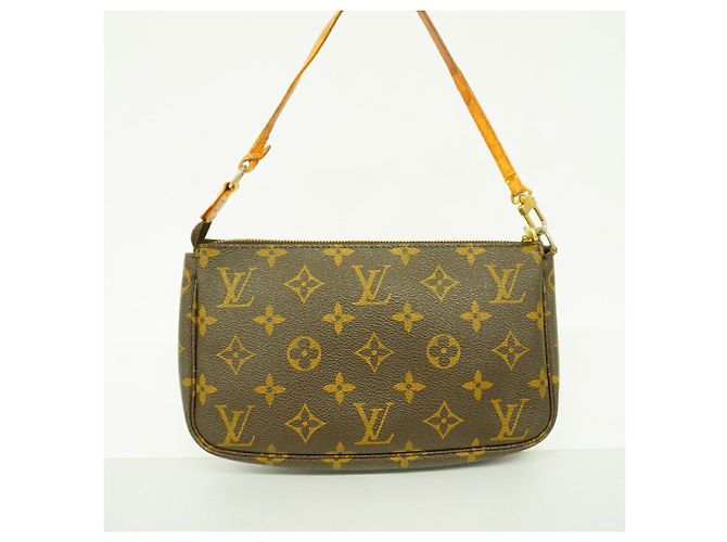 Borsa Pochette Accessoires Monogram Louis Vuitton Marrone - vista 8