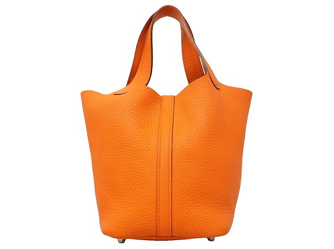 Hermès Hermes Picotin Lock PM Handtasche Orange - Ansicht 10