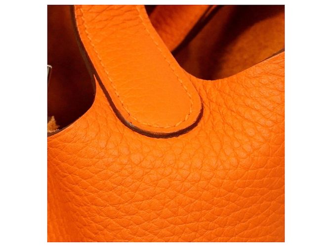 Hermès Hermes Picotin Lock PM Handtasche Orange - Ansicht 8