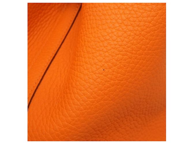 Hermès Hermes Picotin Lock PM Handtasche Orange - Ansicht 9