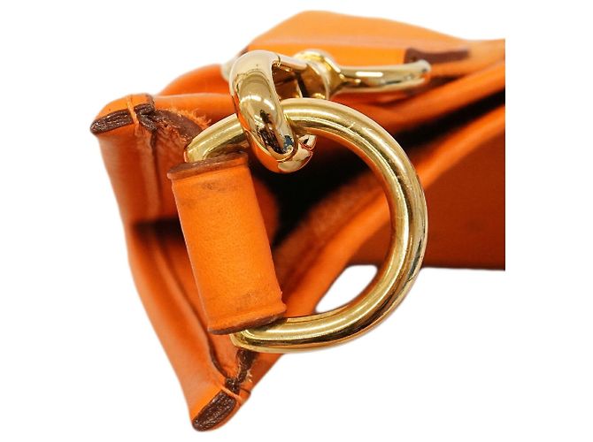 Hermès Borsa a tracolla Hermes Evelyne 1GM Arancione - vista 6