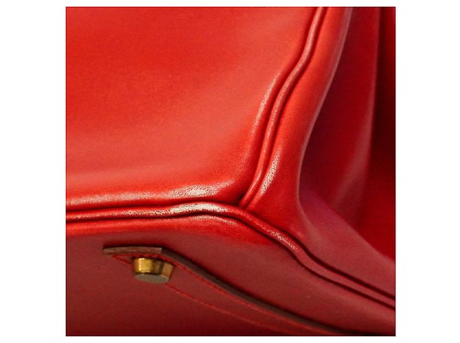 Hermès Borsa a mano Hermes Birkin 35 Rosso - vista 6