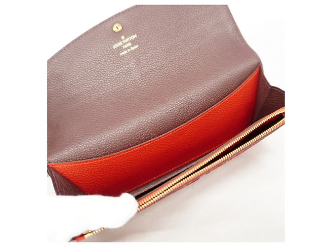 Louis Vuitton Monogram Empreinte Portefeuille Emilie Long Wallet Fuschia - vue 3