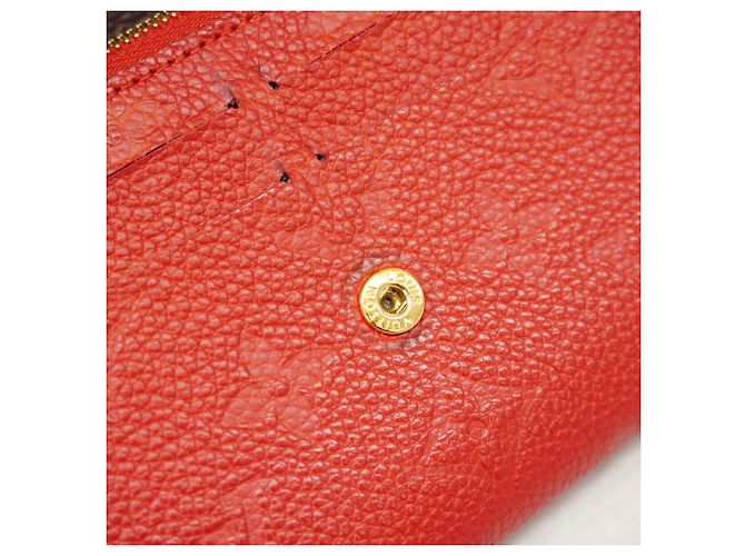 Louis Vuitton Monogram Empreinte Portefeuille Emilie Long Wallet Fuschia - vue 8