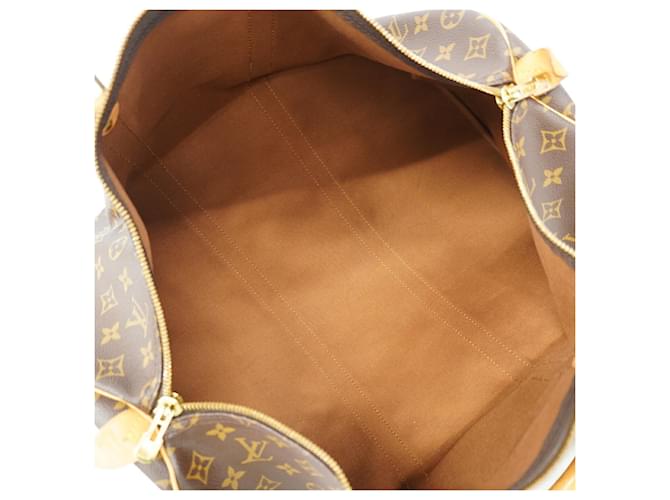 Louis Vuitton Boston Monogram Keepall 50 Marrone - vista 4