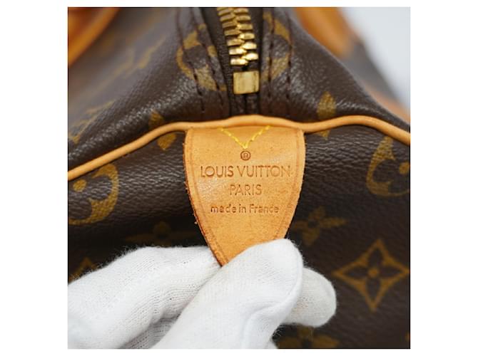 Louis Vuitton Boston Monogram Keepall 50 Marrone - vista 5