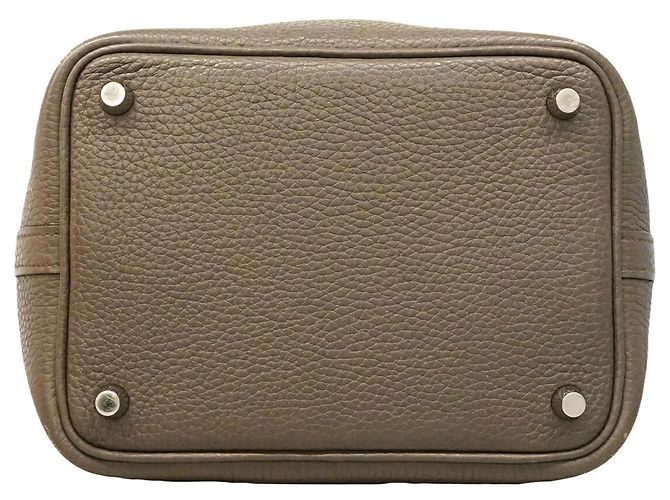 Hermès Hermes Picotin Lock PM Handtasche Grau - Ansicht 3