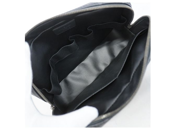Louis Vuitton Monogram Eclipse Trouse Toilette GM Pouch Nero - vista 4