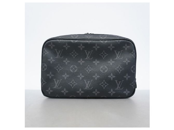 Louis Vuitton Monogram Eclipse Trouse Toilette GM Pouch Nero - vista 8