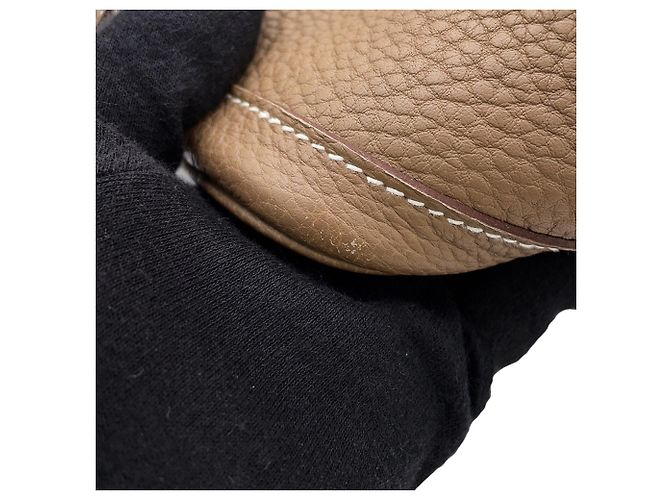 Hermès Borsa Tote Hermes Garden PM in Grigio Etoupe Taupe - vista 13