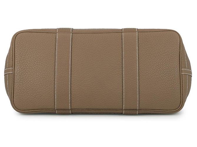 Hermès Borsa Tote Hermes Garden PM in Grigio Etoupe Taupe - vista 3