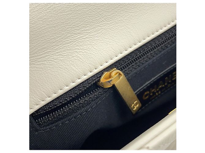 Sac à épaule Chanel Matelassé avec chaîne Blanc - vue 6