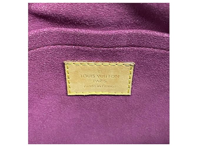 Borsa Louis Vuitton Monogram Pallas BB Viola scuro - vista 5