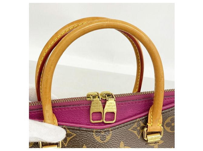 Borsa Louis Vuitton Monogram Pallas BB Viola scuro - vista 8