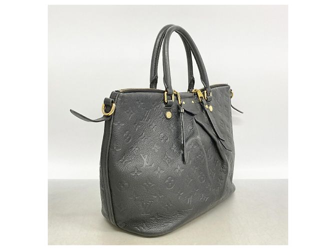 Borsa Louis Vuitton Monogram Empreinte Mazarine MM Nero - vista 2