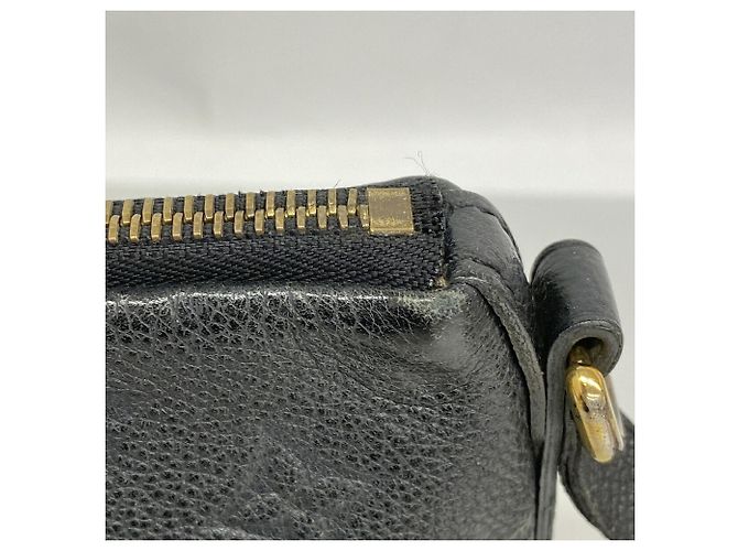 Borsa Louis Vuitton Monogram Empreinte Mazarine MM Nero - vista 6
