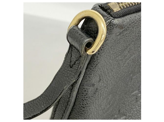 Borsa Louis Vuitton Monogram Empreinte Mazarine MM Nero - vista 7