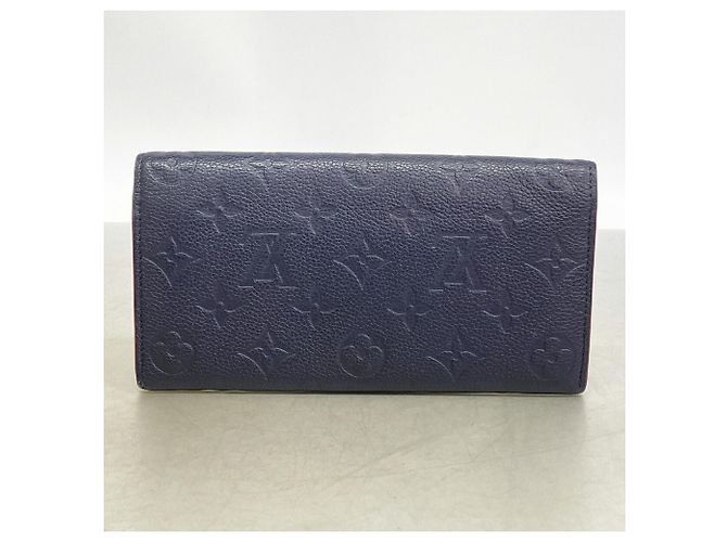 Louis Vuitton Monogram Empreinte Portefeuille Emilie Long Wallet Rosso - vista 10
