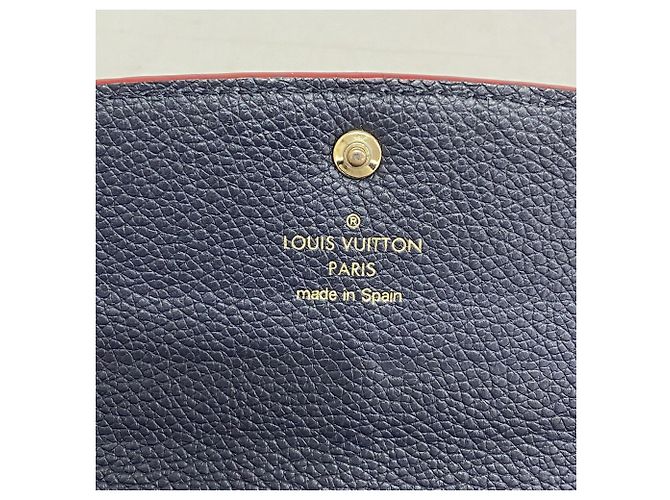 Louis Vuitton Monogram Empreinte Portefeuille Emilie Long Wallet Rosso - vista 4