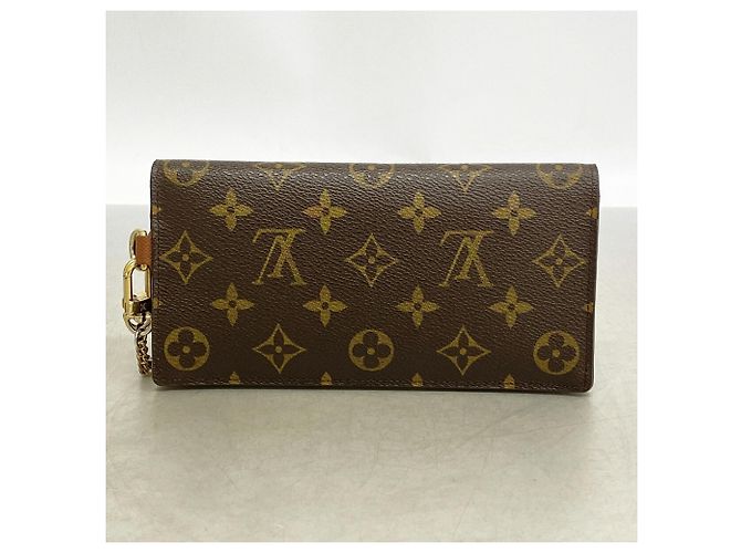 Louis Vuitton Monogram Portefeuille Accordion Long Wallet Marrone - vista 10