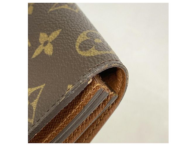 Louis Vuitton Monogram Portefeuille Accordion Long Wallet Marrone - vista 5