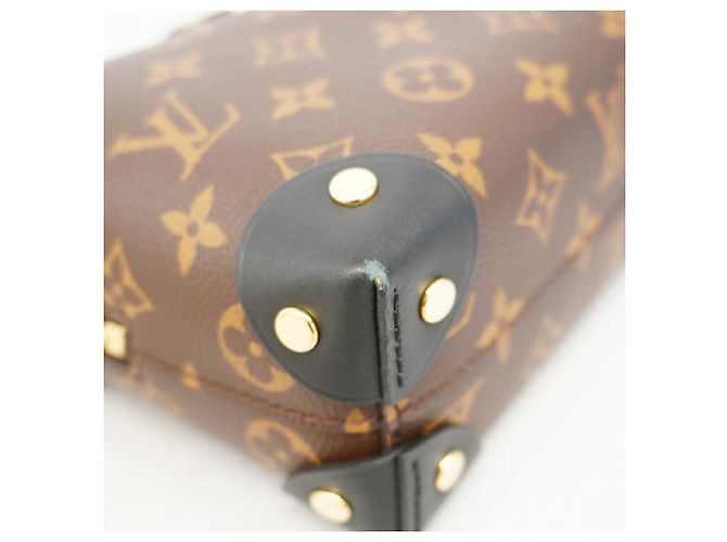 Borsa Louis Vuitton Monogram Petite Marsouple Marrone - vista 7