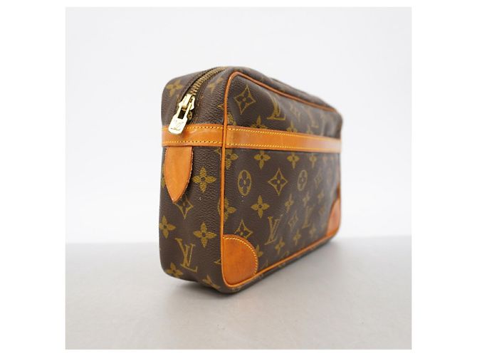 Borsa a Clutch Louis Vuitton Monogram Compiegne 28 Marrone - vista 2