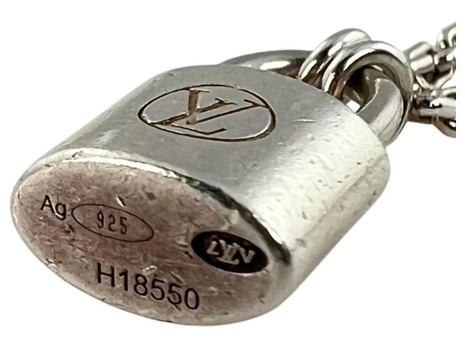 Lockit Bracciale con charm argentato Louis Vuitton Argento - vista 10