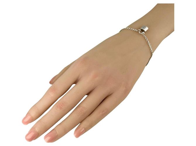 Lockit Bracciale con charm argentato Louis Vuitton Argento - vista 2