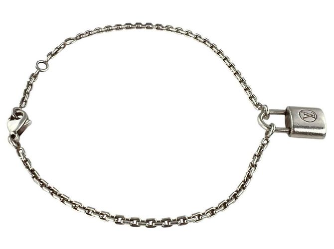 Lockit Bracciale con charm argentato Louis Vuitton Argento - vista 6