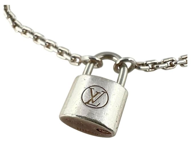 Lockit Bracciale con charm argentato Louis Vuitton Argento - vista 9