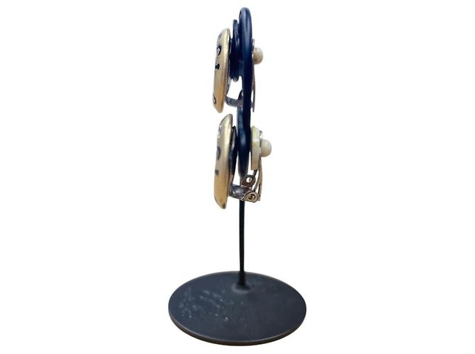 Orecchini a clip Gucci placcati oro D'oro - vista 4