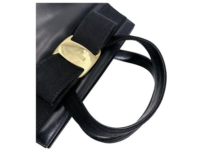 Borsa compatta Salvatore Ferragamo Nero - vista 10