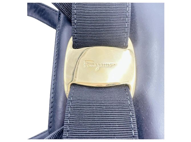 Borsa compatta Salvatore Ferragamo Nero - vista 11
