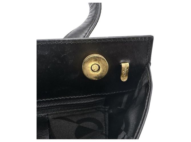 Borsa compatta Salvatore Ferragamo Nero - vista 17