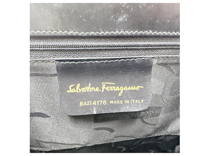 Borsa compatta Salvatore Ferragamo Nero - vista 19