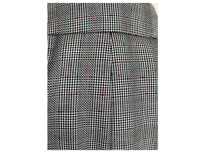 Alexander McQueen Karoblazer für Damen Schwarz Pink Blau Grau - Ansicht 10