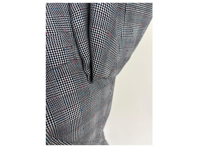 Alexander McQueen Karoblazer für Damen Schwarz Pink Blau Grau - Ansicht 7