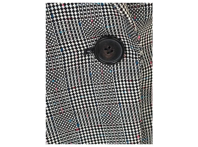 Alexander McQueen Karoblazer für Damen Schwarz Pink Blau Grau - Ansicht 8